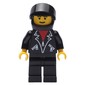 Racer, Black Torso, Black Legs, Black Helmet