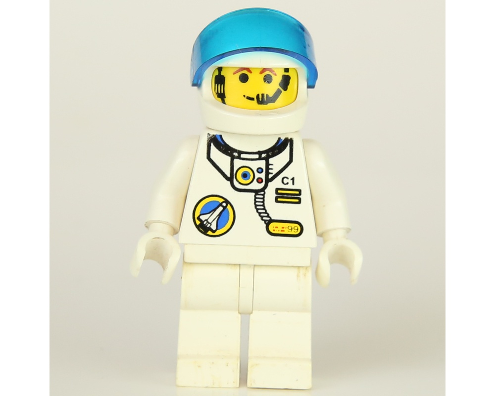 LEGO Set fig-000986 Astronaut, White, Helmet with Visor, Headset