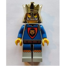 King Leo (Knights Kingdom I) - Lion Shield, Crown (fig-001002)