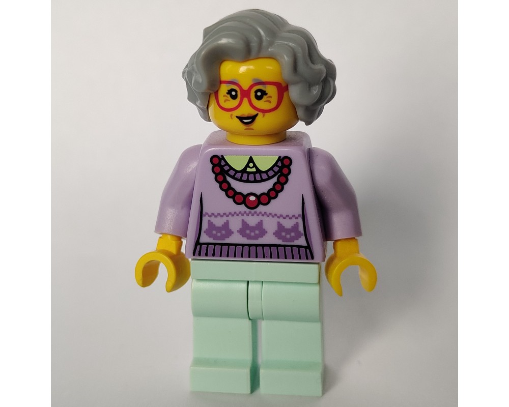 LEGO Set fig-001017 Grandma | Rebrickable - Build with LEGO