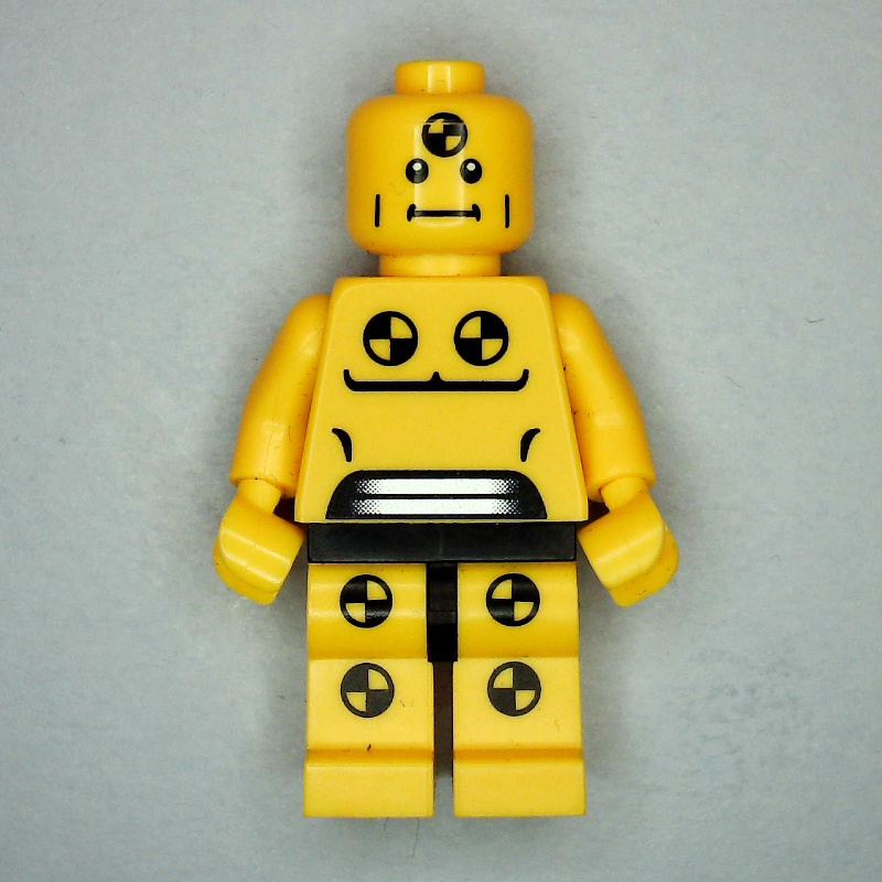 tjenestemænd Gnaven Trin LEGO Set fig-001048 Demolition Dummy (CMF) (2010 Collectible Minifigures) |  Rebrickable - Build with LEGO