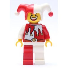 Jester, Red and White (fig-001053)