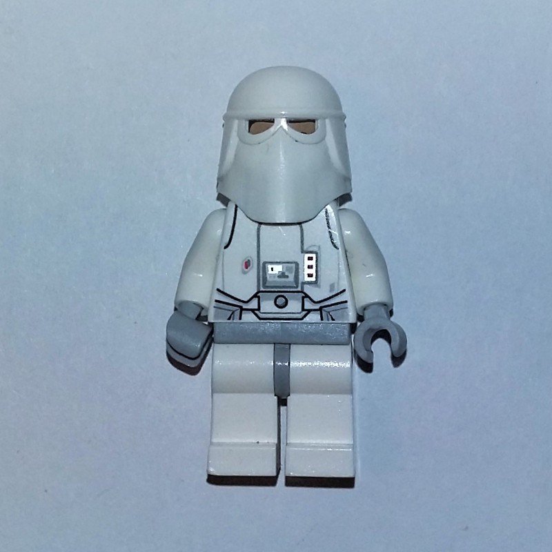 LEGO Set fig-001101 Snowtrooper, Light Bluish Gray Hips, Printed Black ...