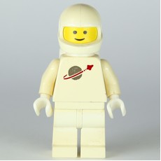 Classic Spaceman, White with Airtanks (2446 Helmet) (3626c Head) (3838 Airtank) (fig-001117)