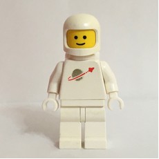 Classic Spaceman, White with Airtanks (3842a Helmet) (fig-001127)
