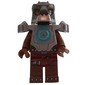 Crug with Flat Silver Large Shoulder Armor