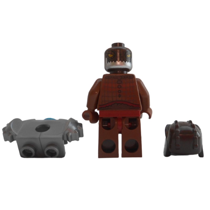 LEGO Set fig 001177 Crug with Flat Silver Large Shoulder Armor