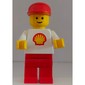 Man, White Torso with Shell Logo, Red Legs, Red Cap