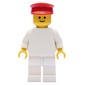 Man - White Torso, White Legs, Red Hat