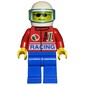 Racer - Octan, Red Torso, Blue Legs, White Helmet