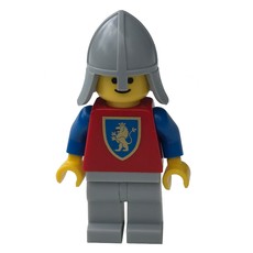 Knight (Crusader Lion) - Light Bluish Gray Legs, Neck-Protector (fig-001218)