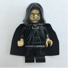 Emperor Palpatine, Tan Skin, Clenched Teeth (50231 Cape) (fig-001275)