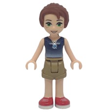 Emily Jones in Dark Tan Shorts (fig-001301)