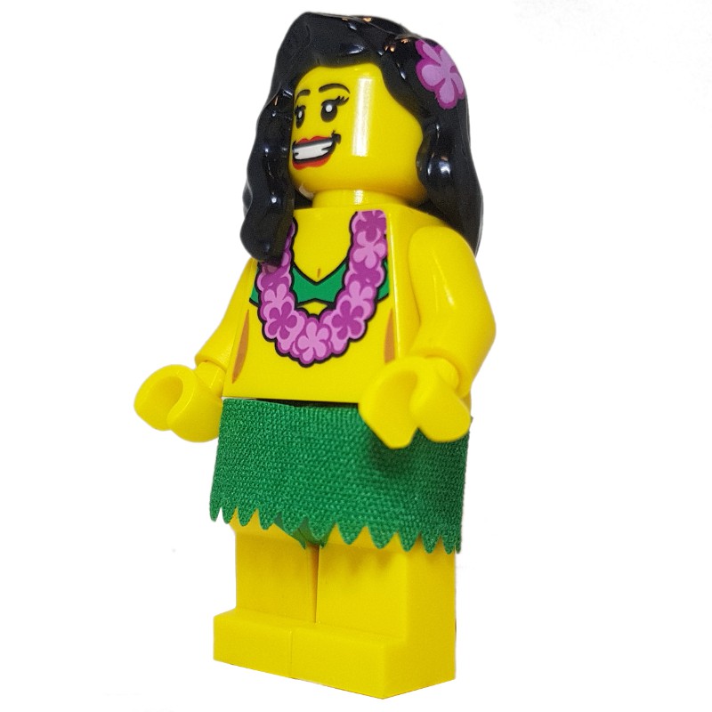 Lego Set Fig 001326 Hula Dancer Cmf 2011 Collectible Minifigures Rebrickable Build With Lego