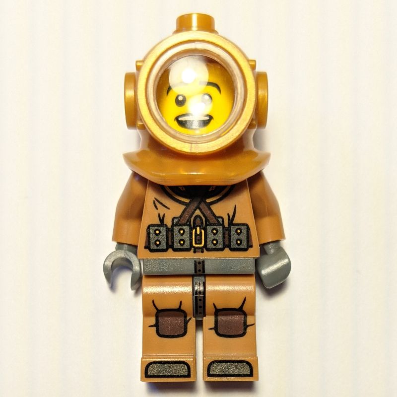 LEGO Set fig-001327 Diver (Minifig - Front)
