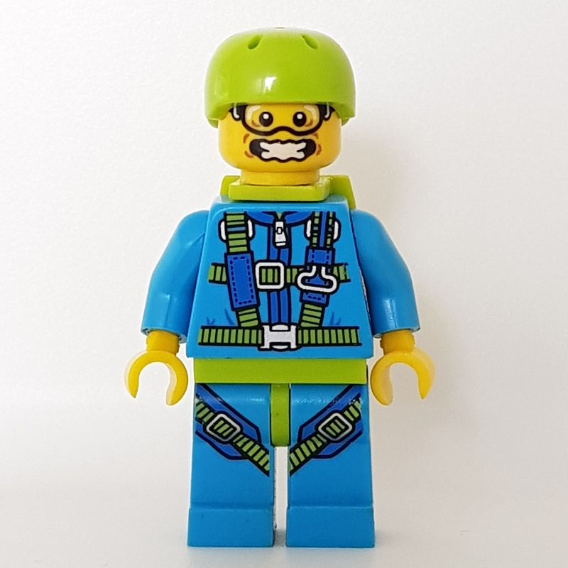 LEGO Set fig-001339 Skydiver (Minifig - Front)