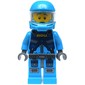 ADU Soldier, Snarl / Surprised, Dark Bluish Gray Hips