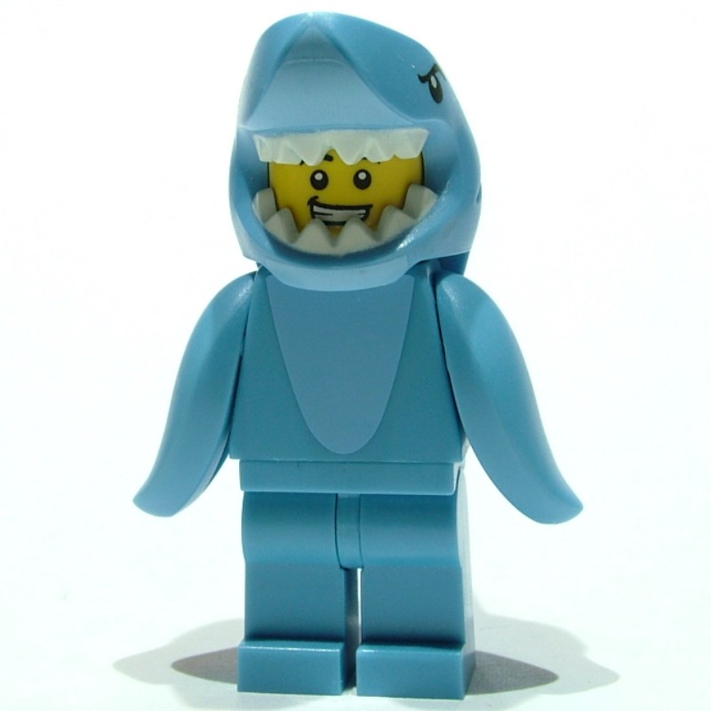 LEGO Set fig-001355 Shark Suit Guy | Rebrickable - Build with LEGO