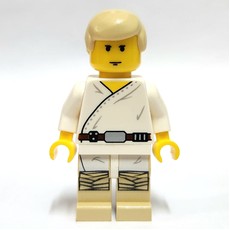 Luke Skywalker, White Robe, Yellow Skin (3626c Head) (fig-001413)