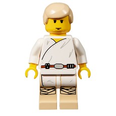 Luke Skywalker, White Robe, Yellow Skin (3626b Head) (fig-001419)
