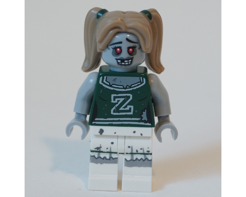LEGO Set fig001456 Zombie Cheerleader Rebrickable Build with LEGO
