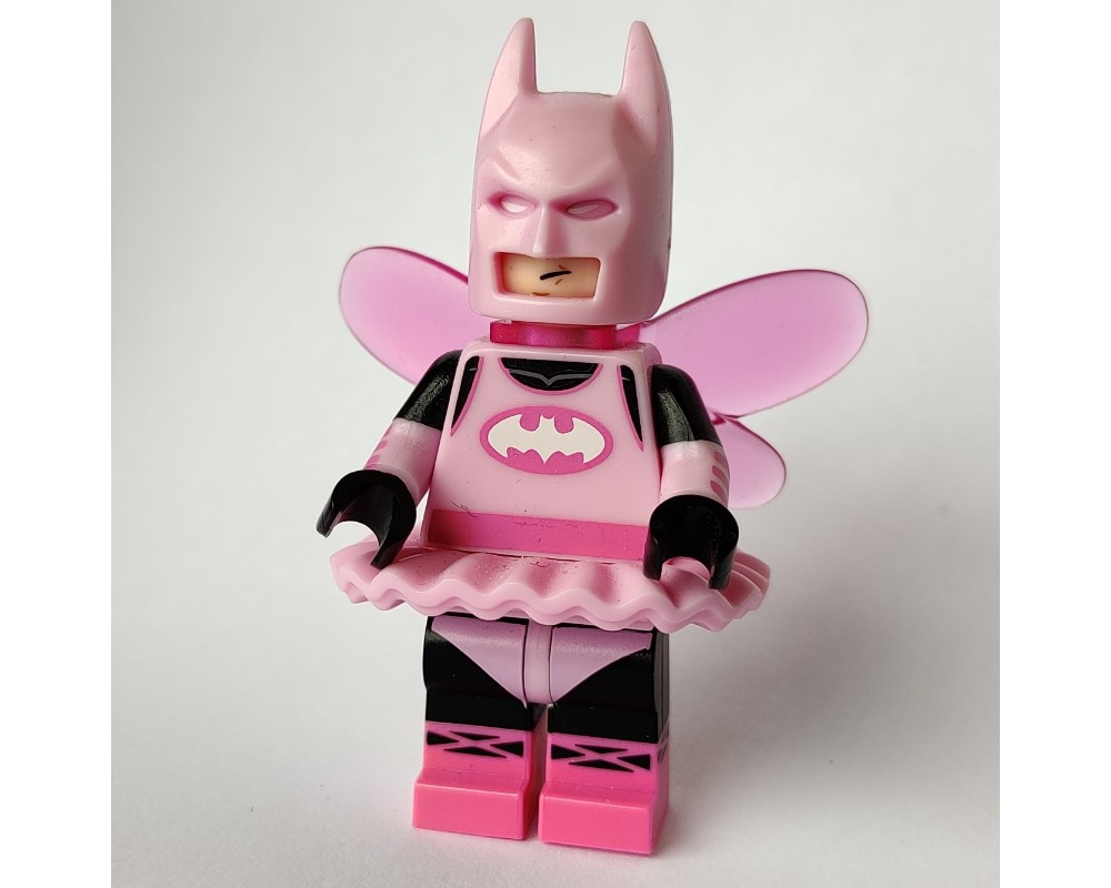 LEGO Set fig-001510 Batman, Bright Pink Suit, Bright Pink Cowl, Wings  (Fairy Batman) (2017 Collectible Minifigures)