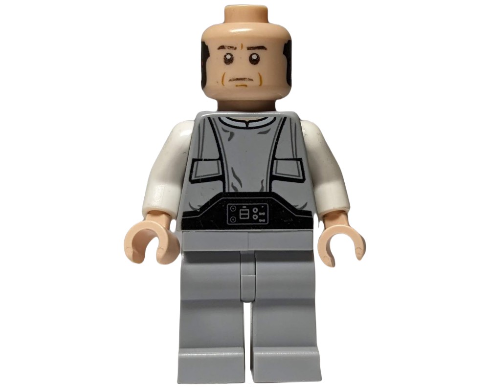 LEGO Set fig-001529 Lobot, Black Eyebrows | Rebrickable - Build with LEGO