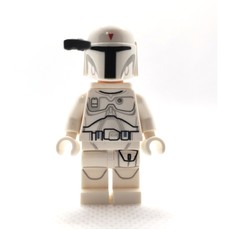 Boba Fett, White Armor, Printed Head (fig-001550)