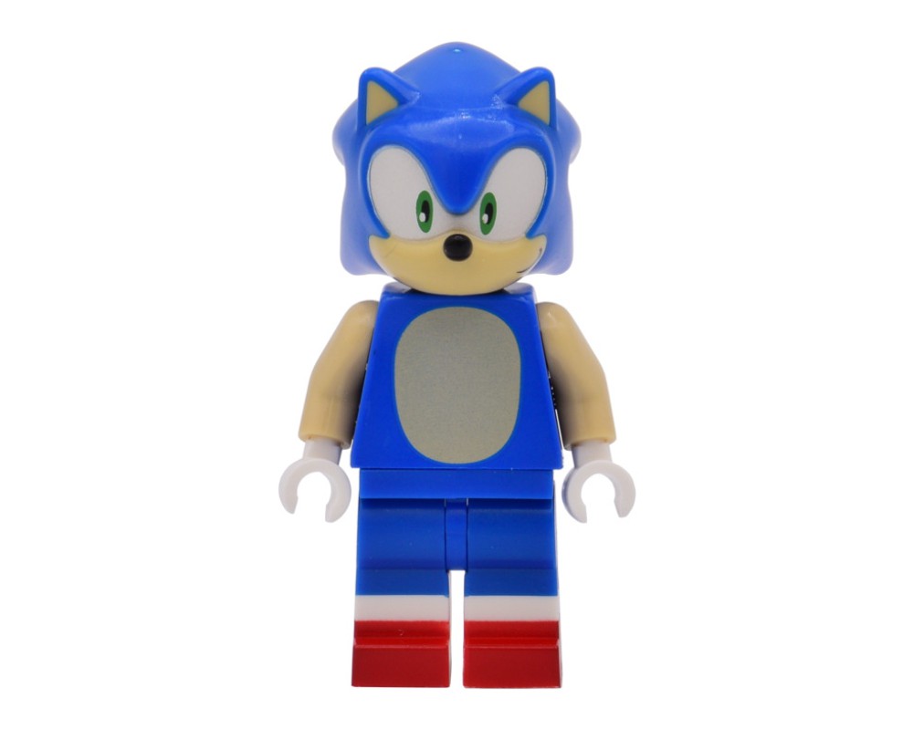 LEGO Set fig-001556 Sonic the Hedgehog, Tan Face, Green Eyes ...