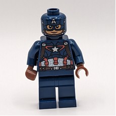 Captain America with Dark Blue Suit and Mask (fig-001565)