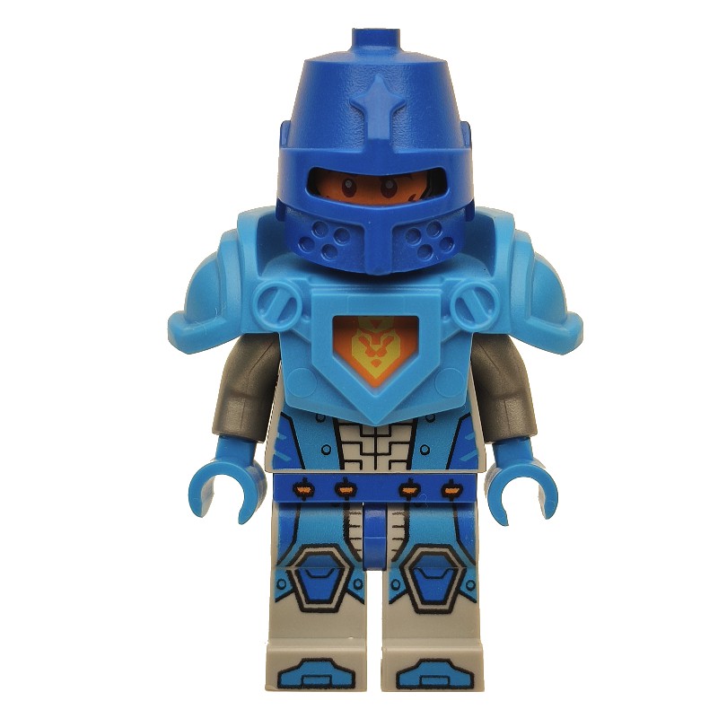 LEGO Set fig-001572 Nexo Knight Soldier with Dark Azure Armor, Dark ...