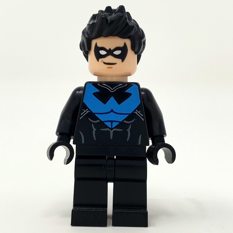 LEGO Set fig-001576 Nightwing with Black Eyemask and Blue Chest Logo ...