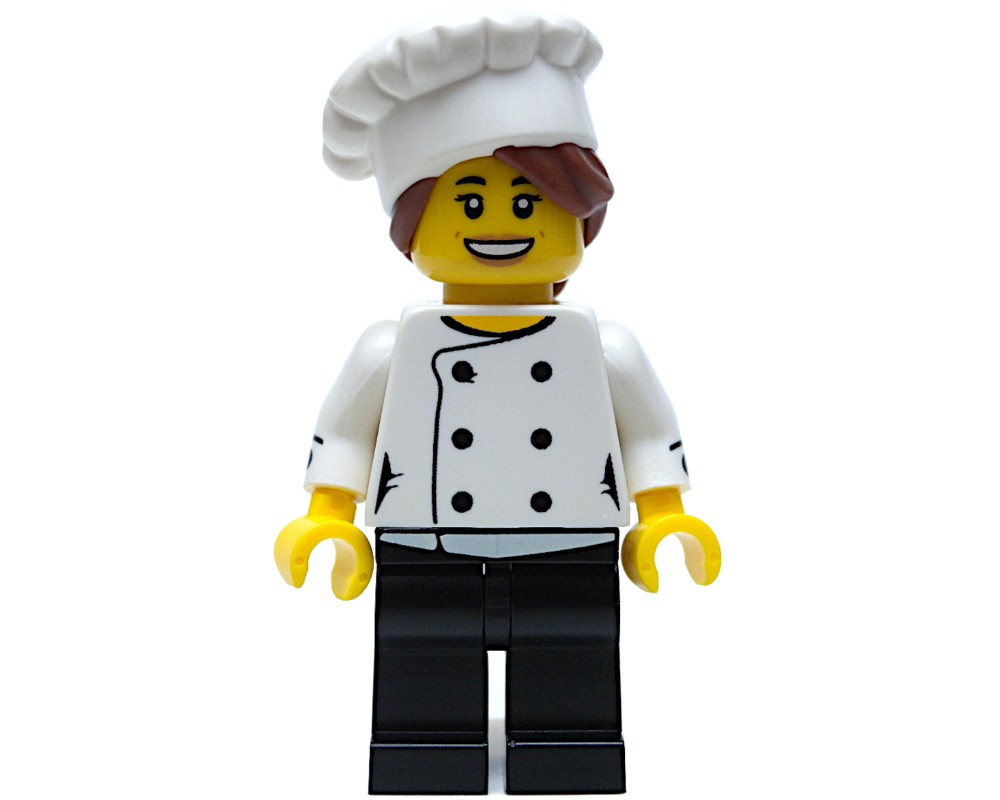 LEGO Set fig-001599 Gourmet Chef (CMF) | Rebrickable - Build with LEGO