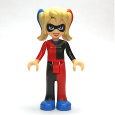 Harley Quinn with Blue and Red Ponytails (fig-001630)