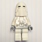 Snowtrooper, Light Bluish Gray Hips, Neck Bracket with Printed 1 x 1 Tile