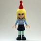 Stephanie - Christmas Sweater, Dark Blue Skirt