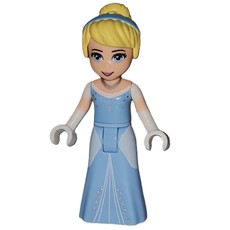 Cinderella - Bright Light Blue Dress, White Gloves (fig-001655)