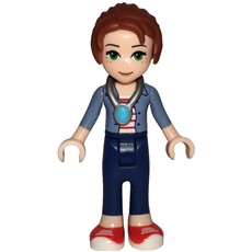 Emily Jones with Sand Blue Jacket and Necklace (fig-001692)