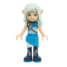 Naida Riverheart in Dark Azure and Light Aqua Outfit (fig-001693)
