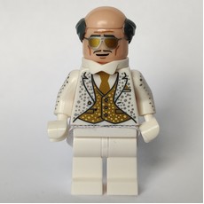 Alfred Pennyworth, Balding, White Tuxedo (Disco Outfit)(CMF) (fig-001696)