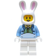 Easter Bunny, Man, Bright Light Yellow Bow Tie (fig-001718)