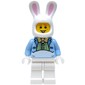 Easter Bunny, Man, Bright Light Yellow Bow Tie