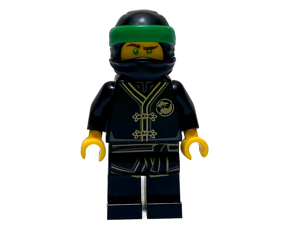 LEGO Set fig-001734 Lloyd in Black Training Gi, with Head Wrap (2018 ...