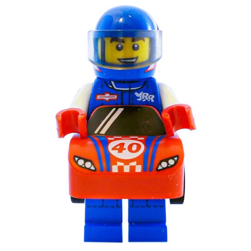 Lego race car store guy