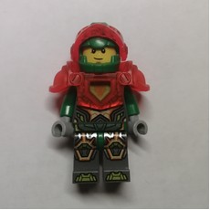 Aaron Fox with Trans-Neon Orange Armor and Visor (fig-001775)