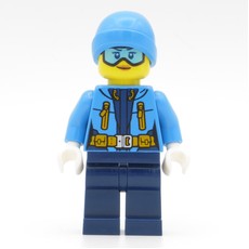 Arctic Explorer, Beanie Hat, Printed Goggles (fig-001787)
