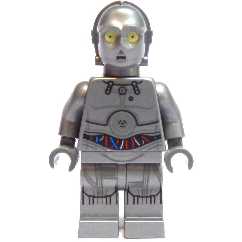 LEGO Set fig-001857 U-3PO, Silver Protocol Droid (2018 Books 