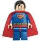 Superman with Red Eyes on Dual Sided Head