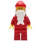 Santa, Plain Red with Backpack