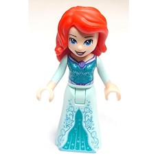 Ariel - Human Form, Light Aqua Dress (fig-001923)